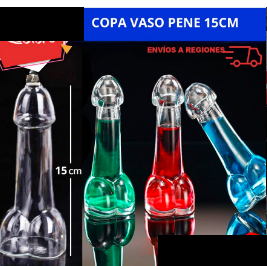 Copa vaso Pene Mediano 15cm / 110M